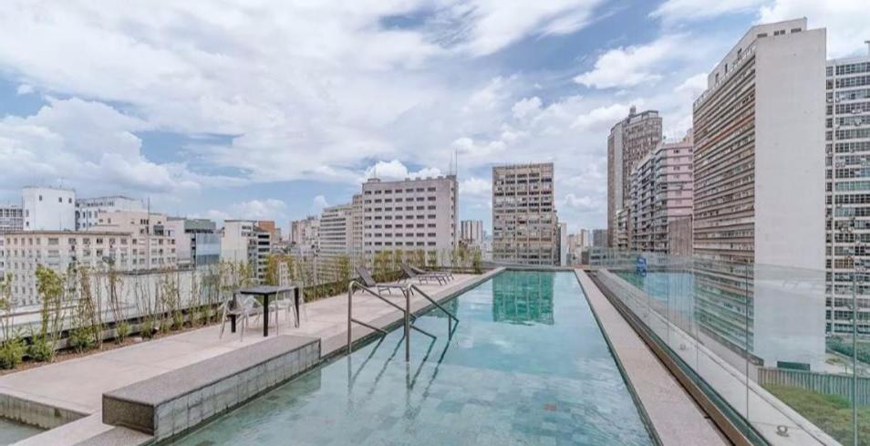 Loft Com Piscina, Academia, 100 Metros Do Metro Apartment Сао Паоло Екстериор снимка