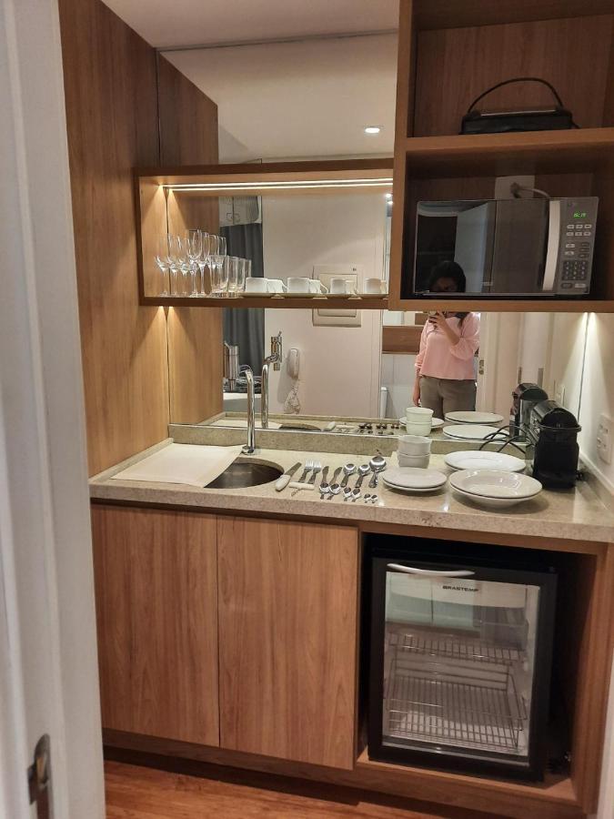 Loft Com Piscina, Academia, 100 Metros Do Metro Apartment Сао Паоло Екстериор снимка